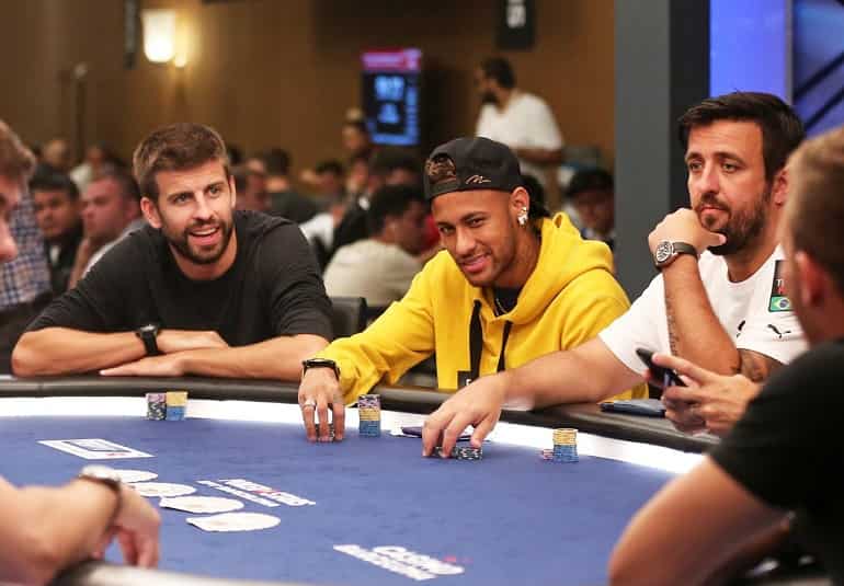 Neymar and Pique Poker Neymar and Pique Poker