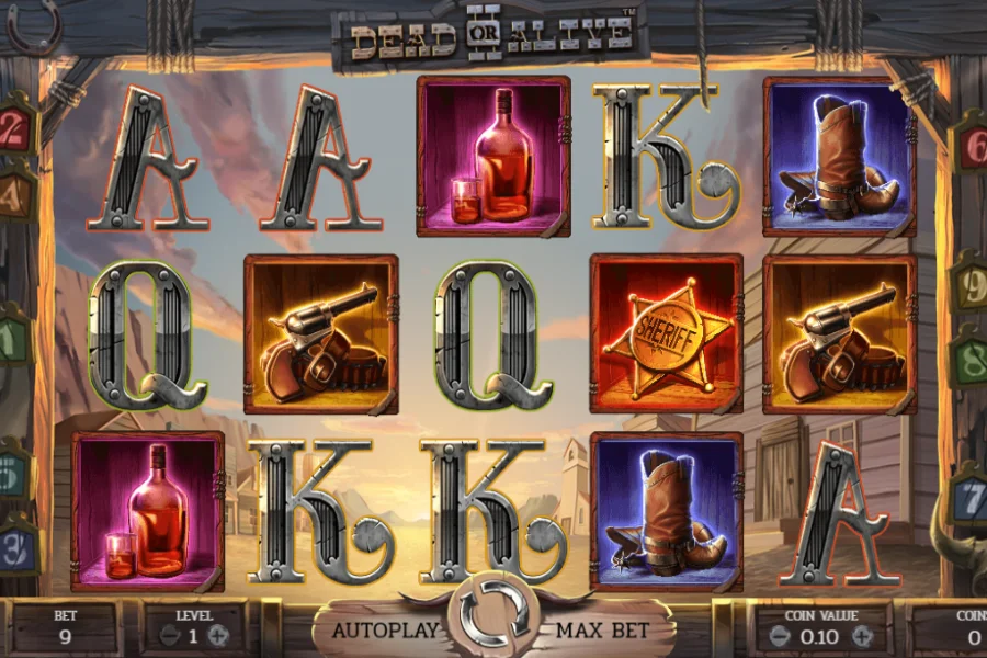 Dead or Alive slots on the CoinPoker Casino.