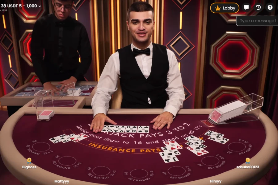 Live Ruby Blackjack