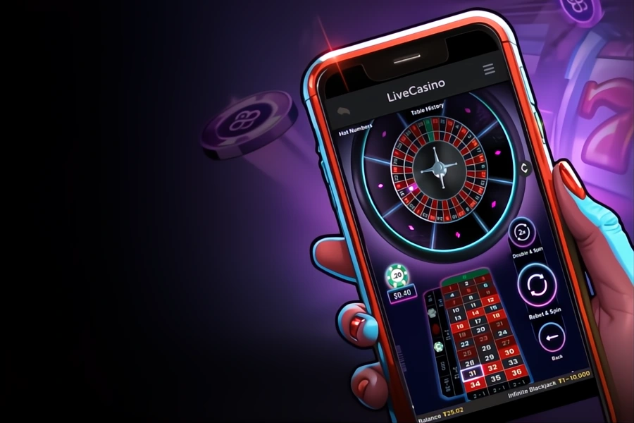 The CoinPoker Bitcoin Roulette mobile app