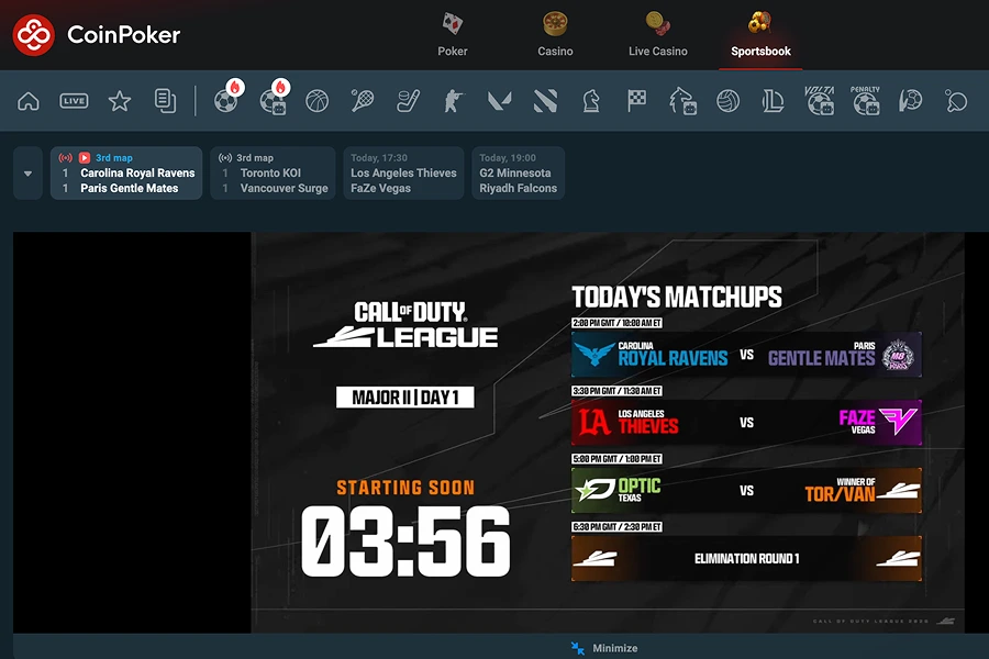 Full Coverage of COD Betting 