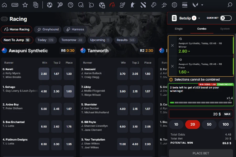 Bitcoin Horse Racing Bonus