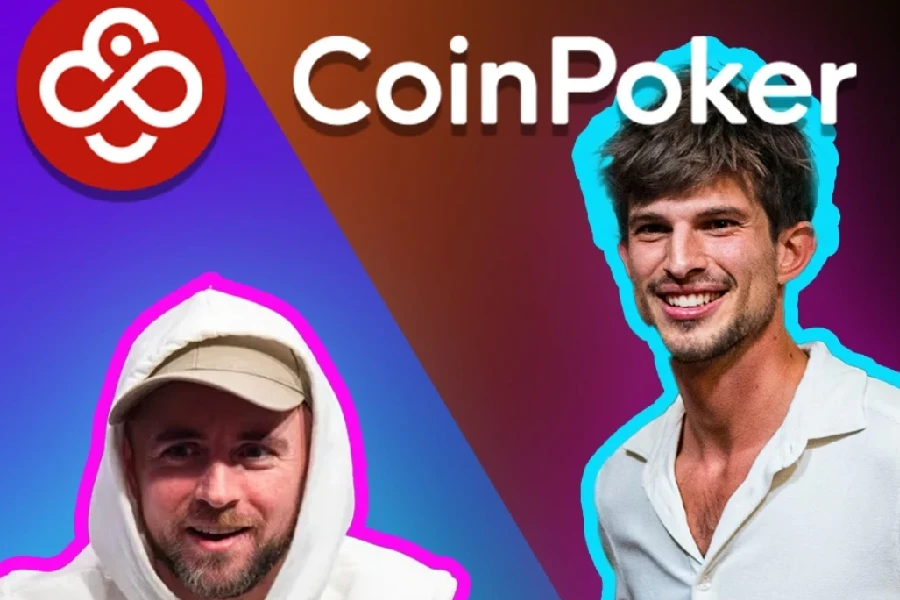 CoinPoker ambassadors (Mario Mosbock and Patrick Leonard)