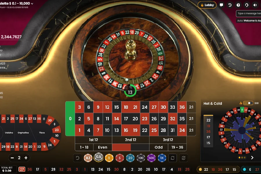 Auto Roulette on the CoinPoker Bitcoin Roulette Casino.