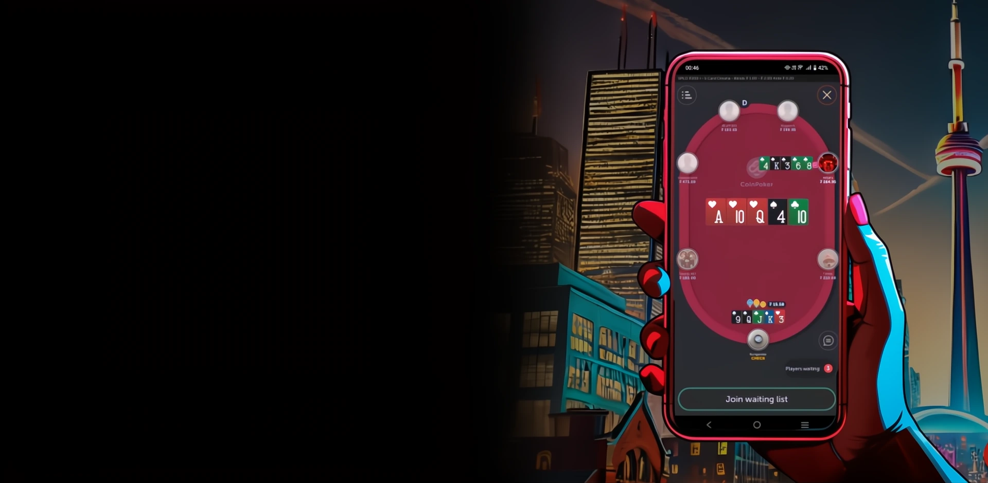 Play Online Poker in Canada on CoinPoker