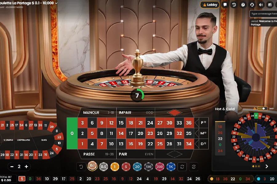 French Roulette on the CoinPoker Bitcoin Roulette Casino.