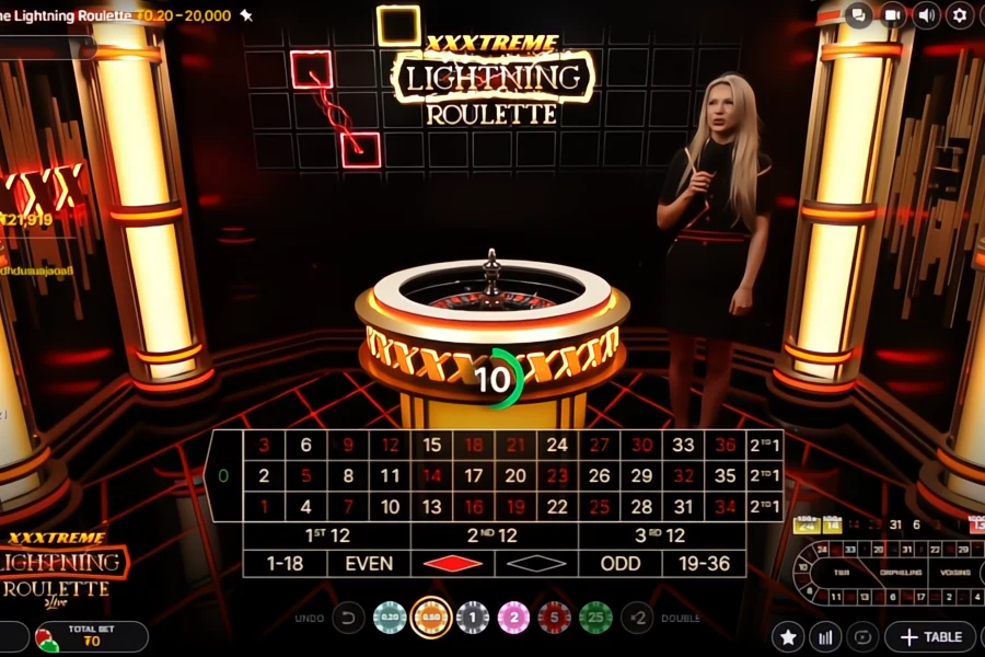 Lightning Roulette on the CoinPoker Bitcoin Roulette Casino.