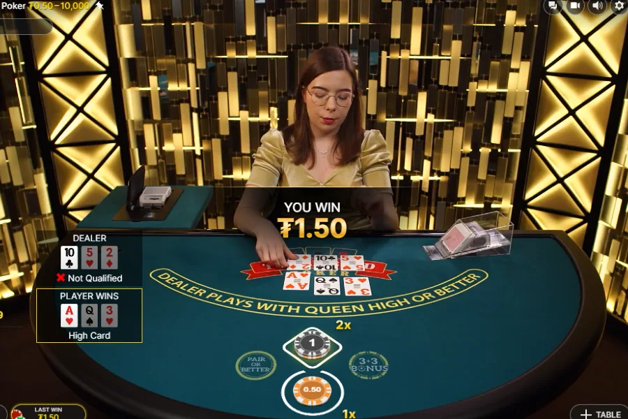 Live 3 Card Poker Games