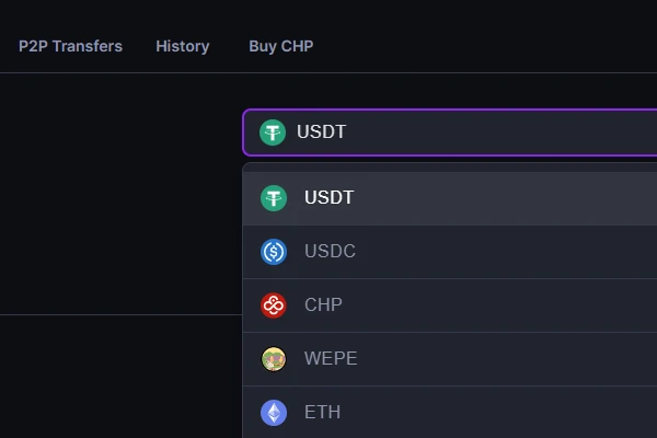 3. Choose a Cryptocurrency