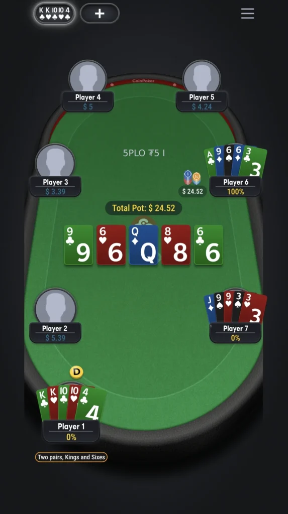 5-Card Pot Limit Omaha (PLO5)