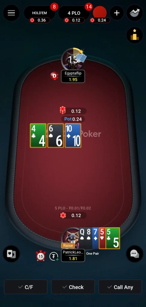 5-Card & 6-Card PLO