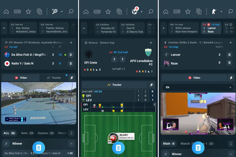 Dedicated NFL Betting App